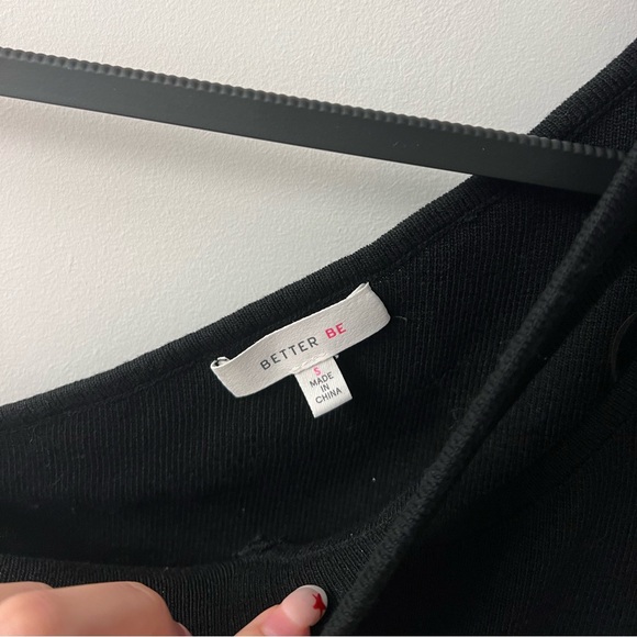 One Shoulder Black Bodysuit - Picture 4 of 4